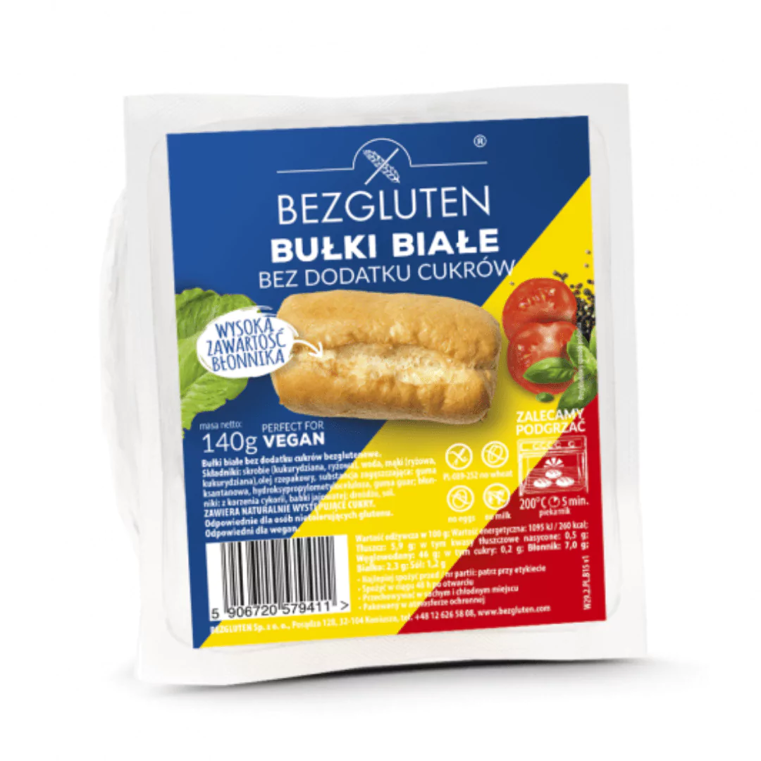 Brezglutenske bele žemljice brez sladkorja