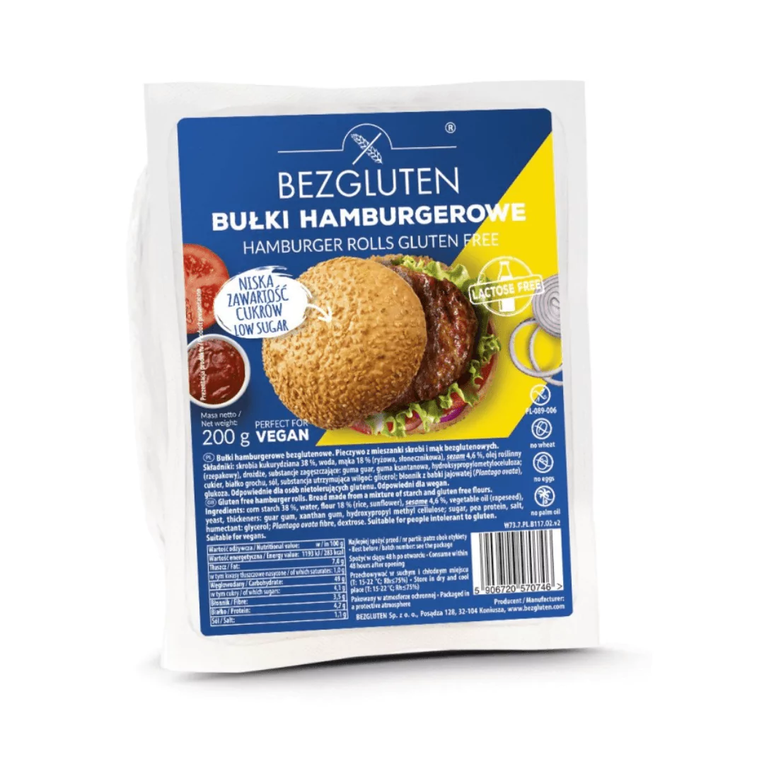 Brezglutenske burger bombetke