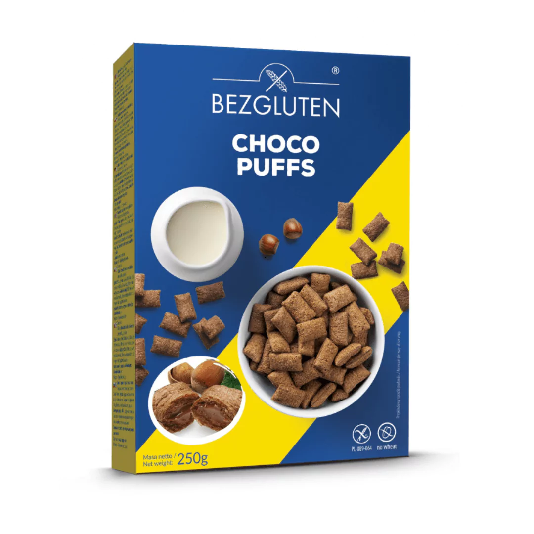 Brezglutenski kakavovi žepki z lešnikovo kremo 250 g