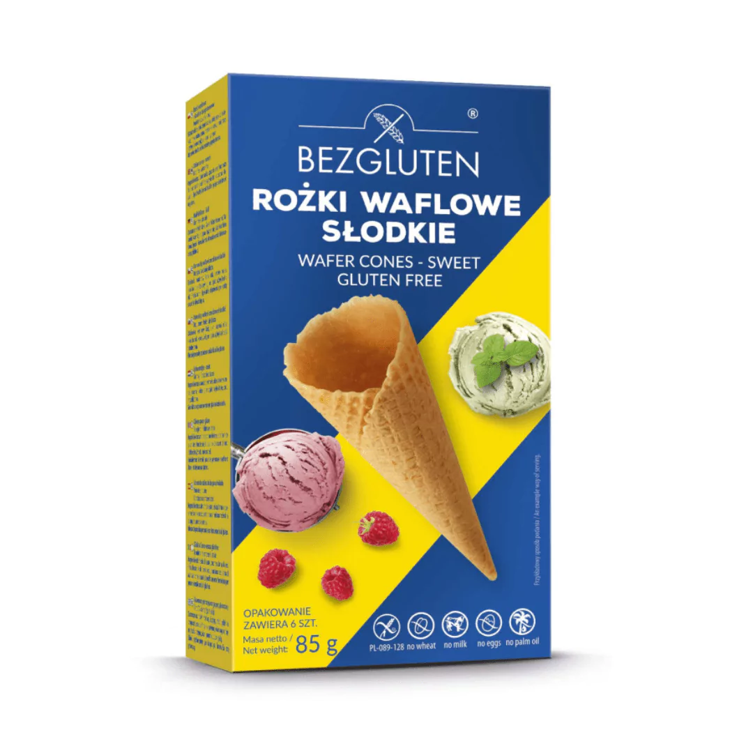 Brezglutenski sladki korneti