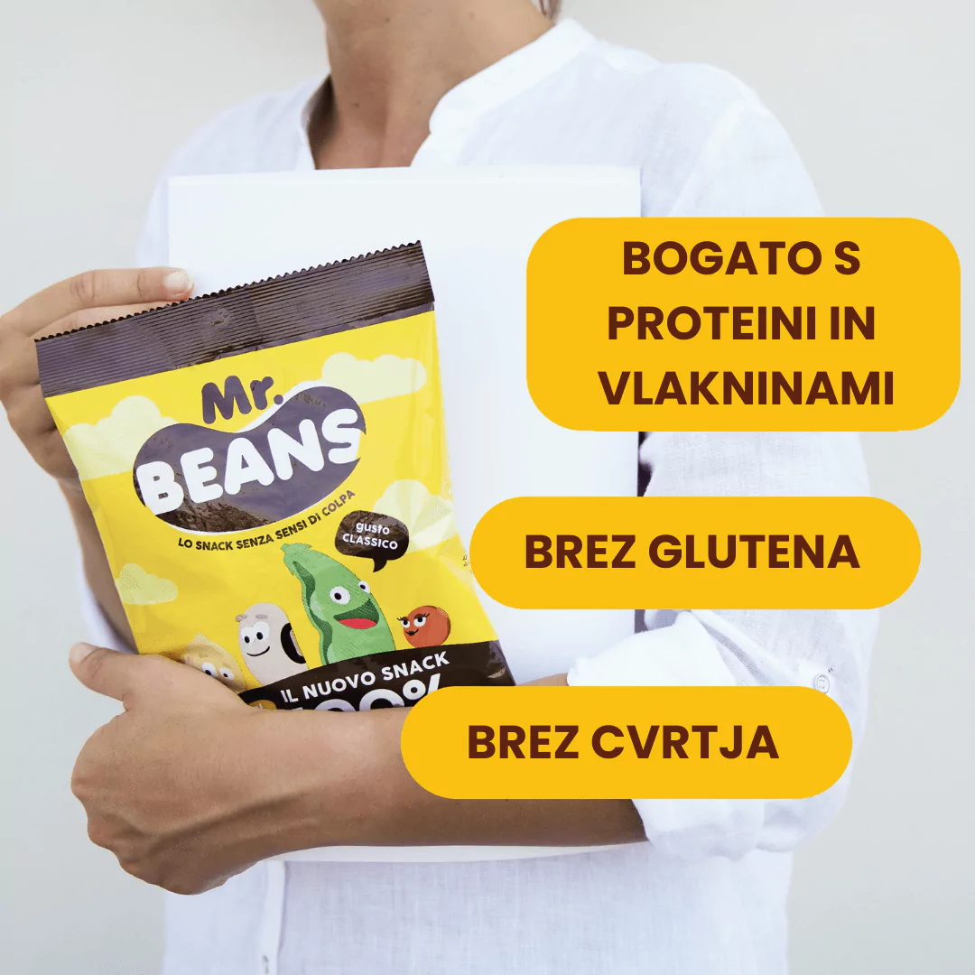 Brezglutenski prigrizek iz stročnic - klasik