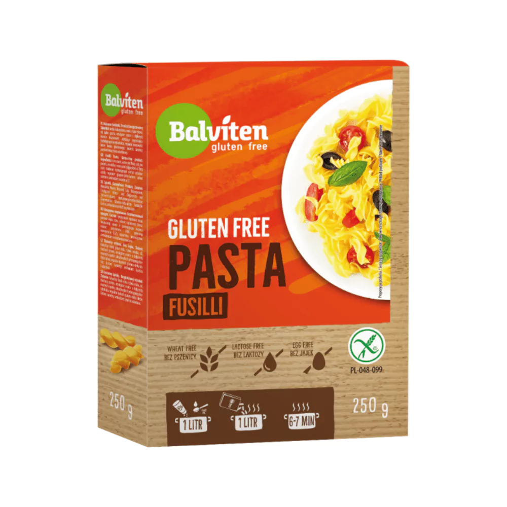 Balviten gluten free - brezglutenske testenine fusilli