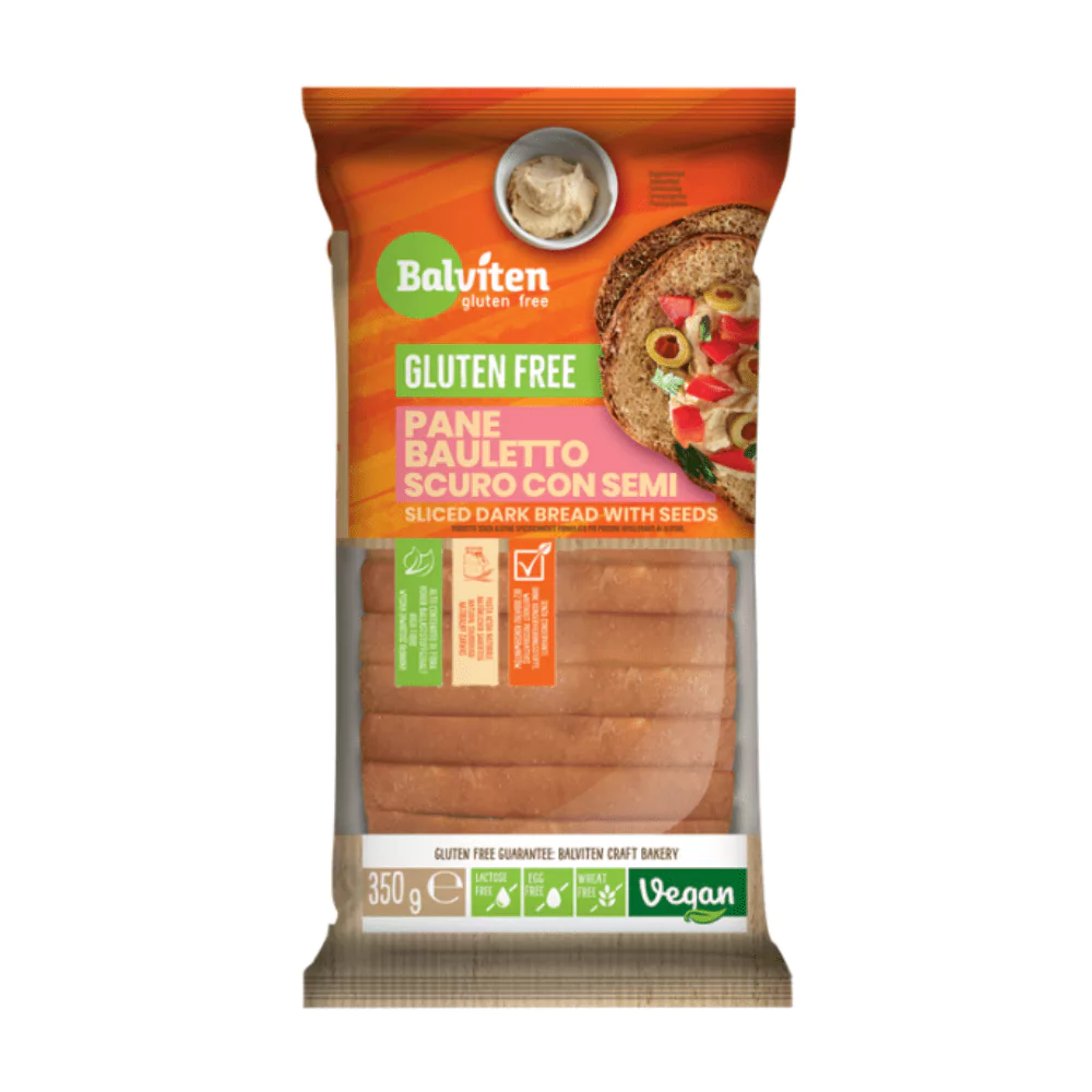 BALVITEN -Brezglutenski temni kruh s semeni - štruca