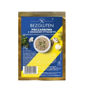 Brezglutenska gobova juha