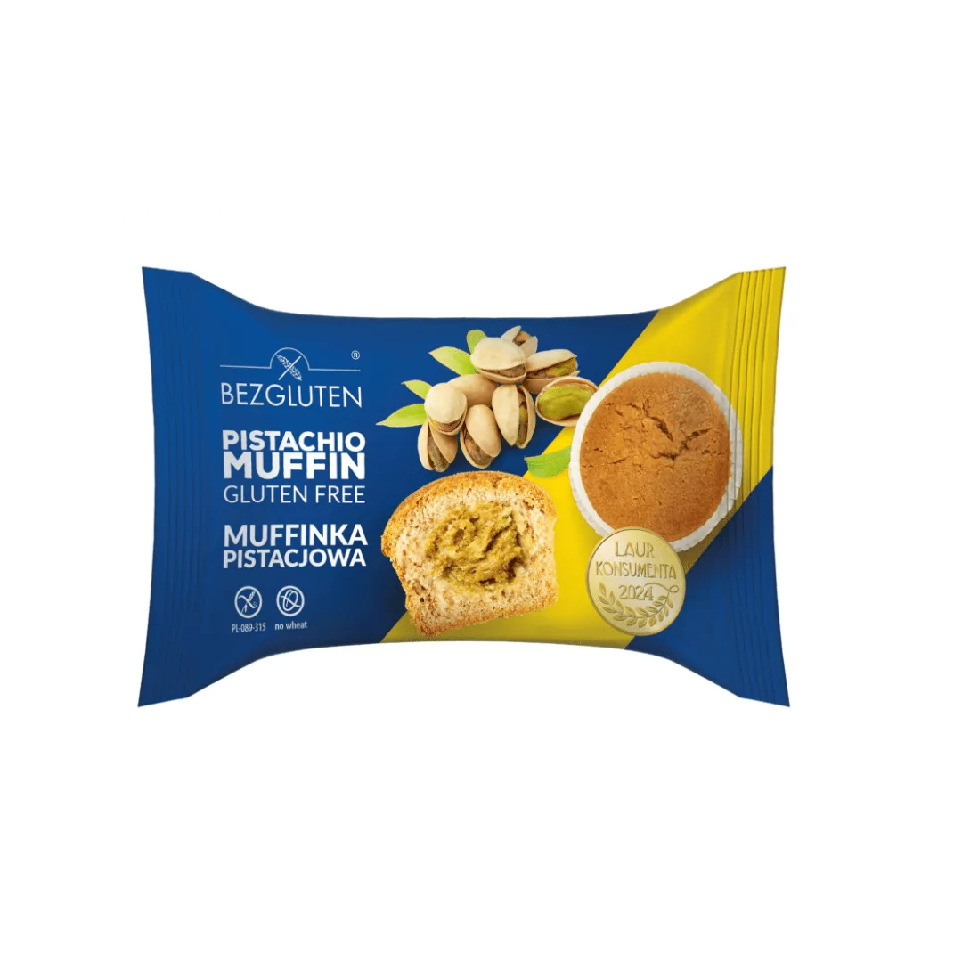Brezglutenski mafin s pistacijo