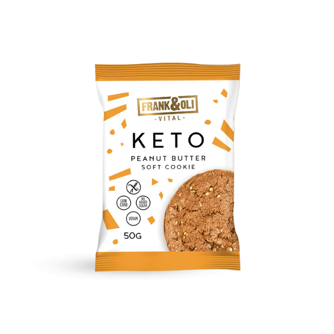 Keto brezglutenski mehki ppiškot z arašidovim maslom
