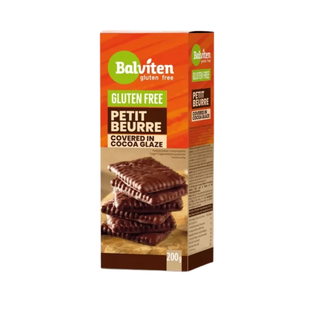 Brezglutenski petit beurre keksi s čokolado