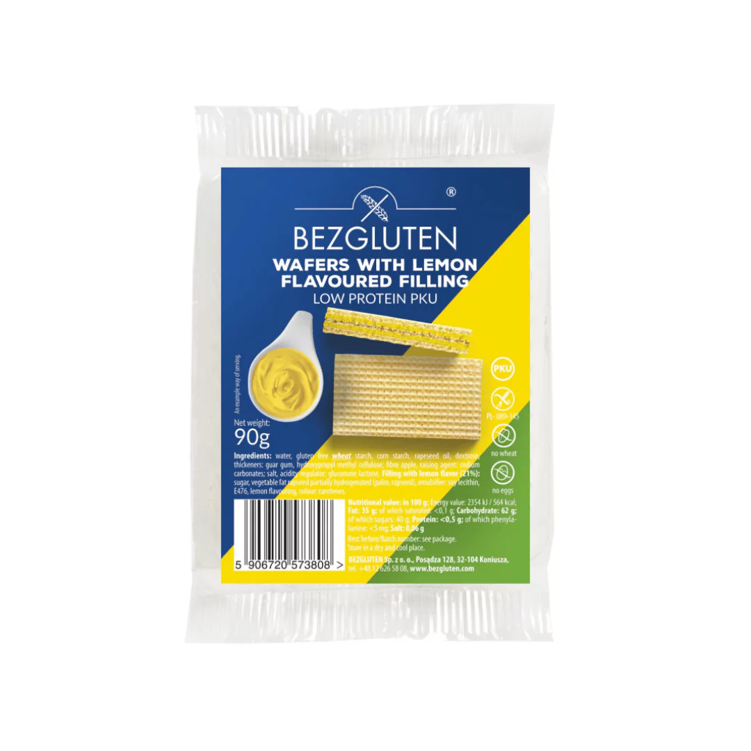 Brezglutenske limonine napolitanke