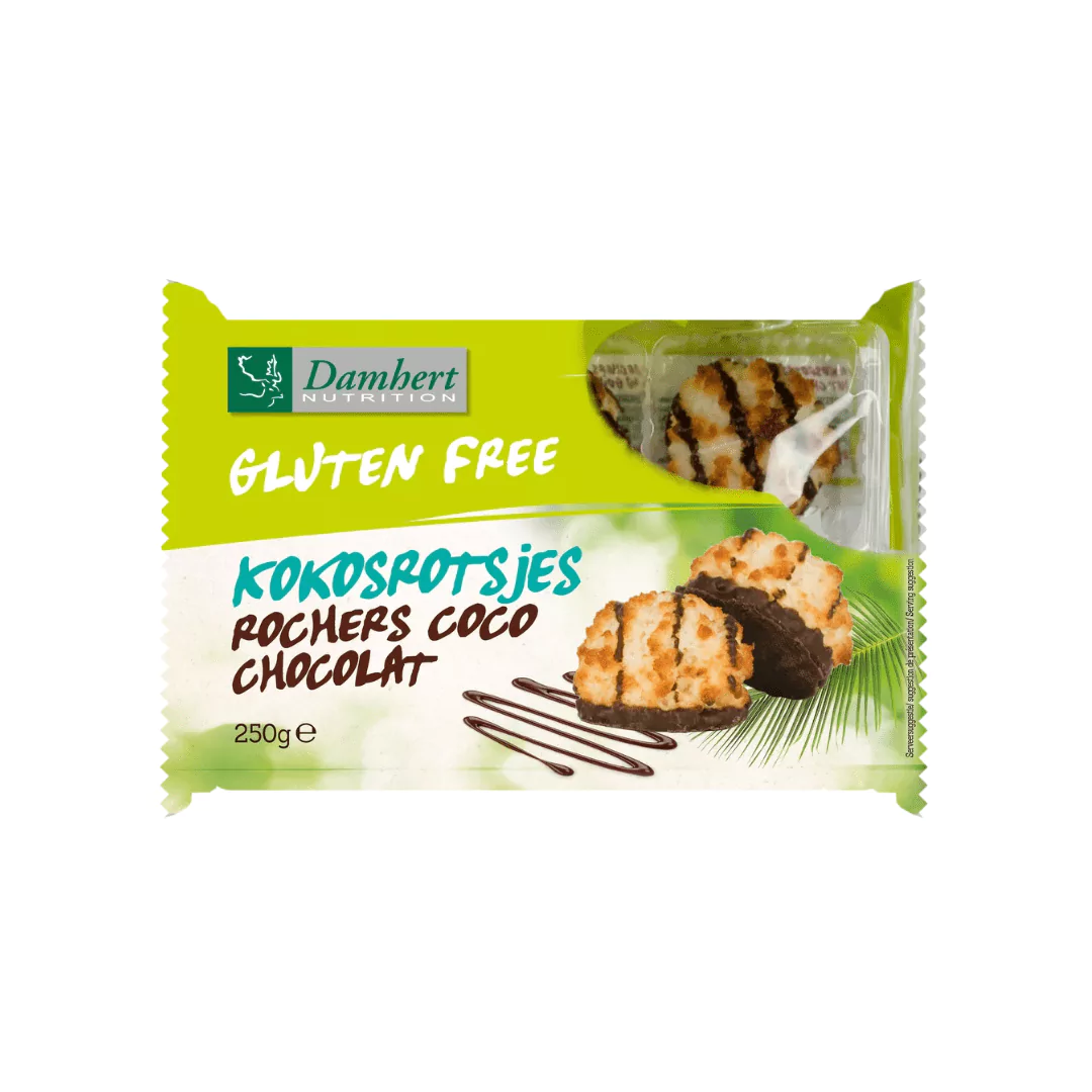 Brezlgutenski kokosovi kupčki s čokolado