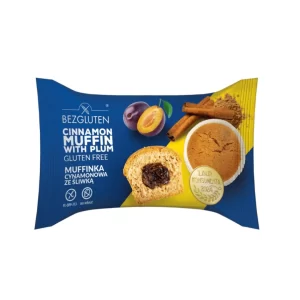 Brezglutenski cimetov mafin s slivovim polnilom 60 g