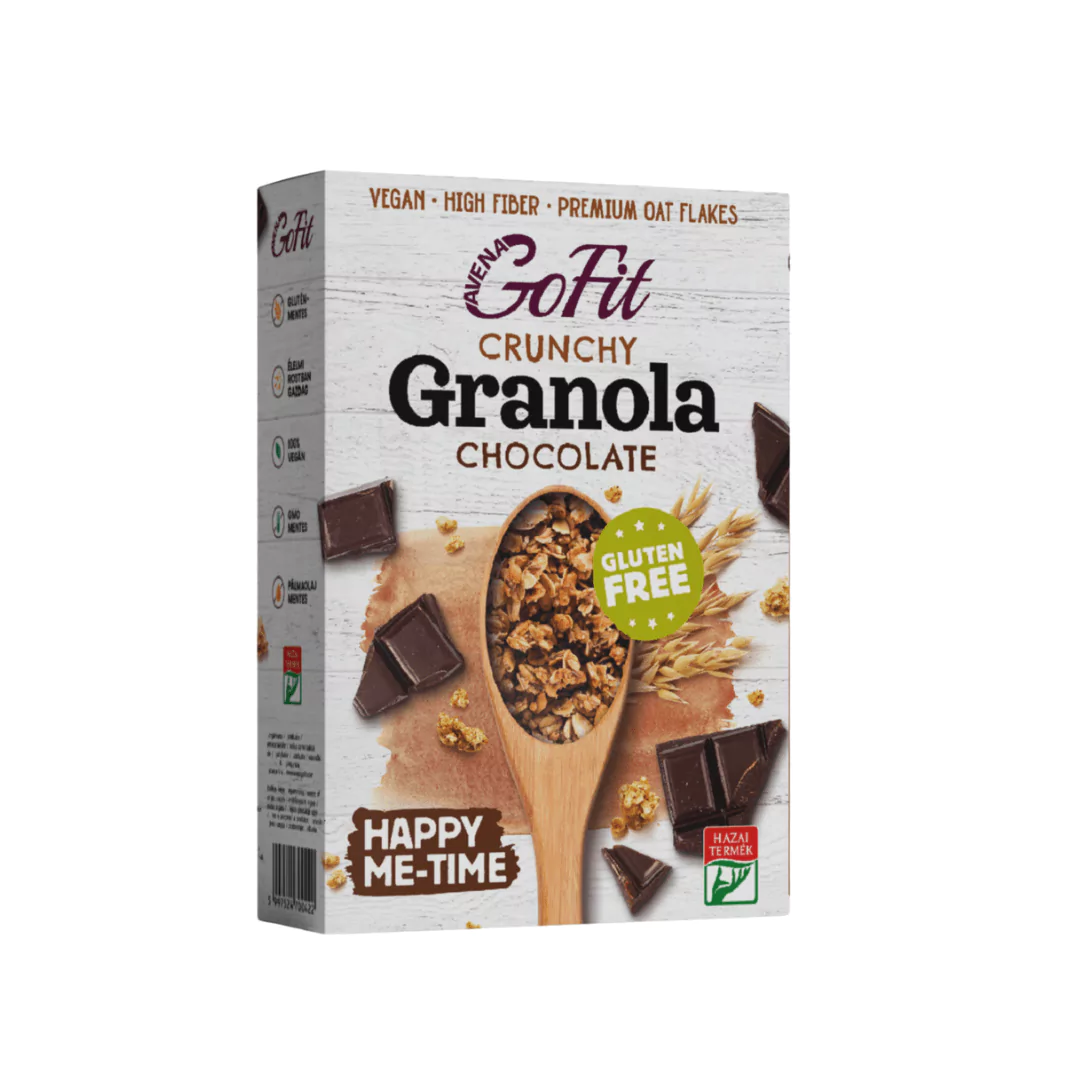 Brezglutenska granola - čokolada