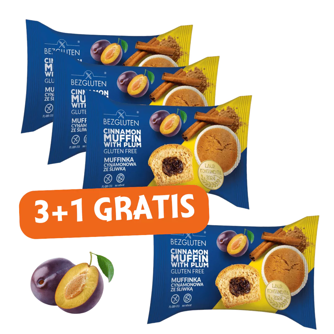 Brezglutenski slivovi muffini