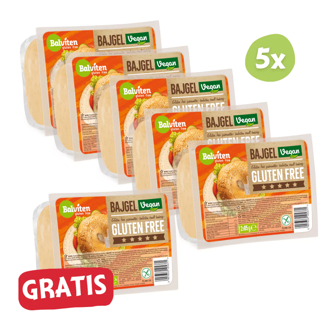 Akcijski paket brezglutenskih bagelov 5+1 GRATIS