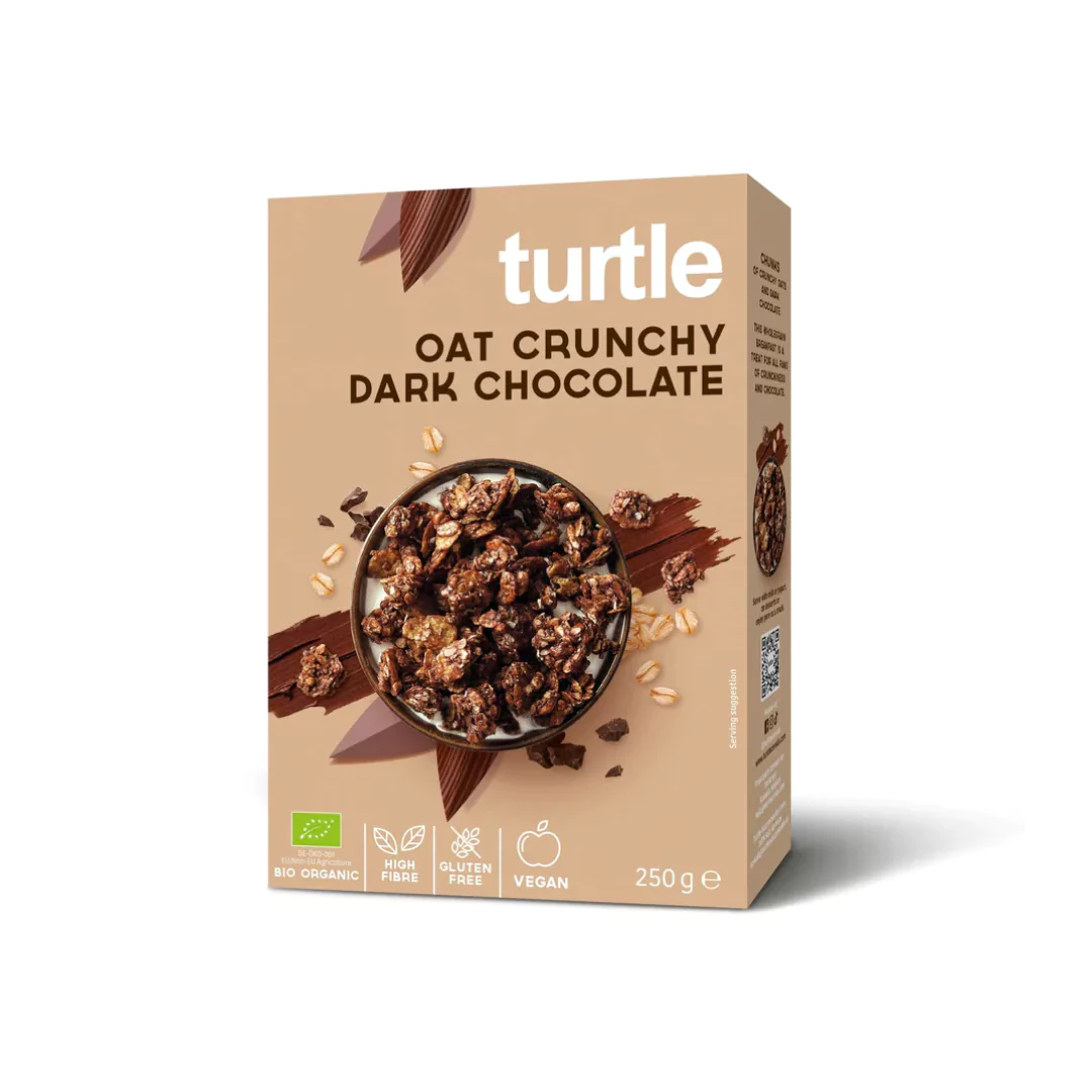 Brezglutenska bio granola - hrustljava čokolada 250 g