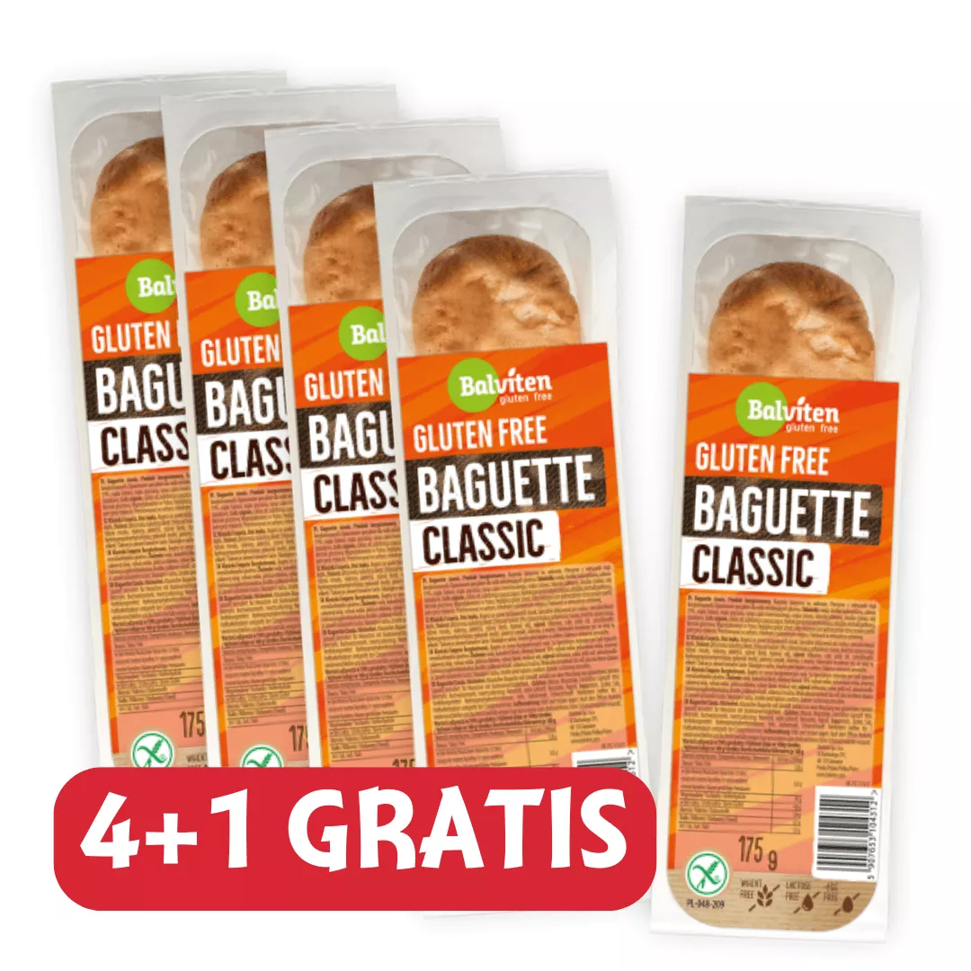 Paket brezglutenskih baget 4+1 GRATIS