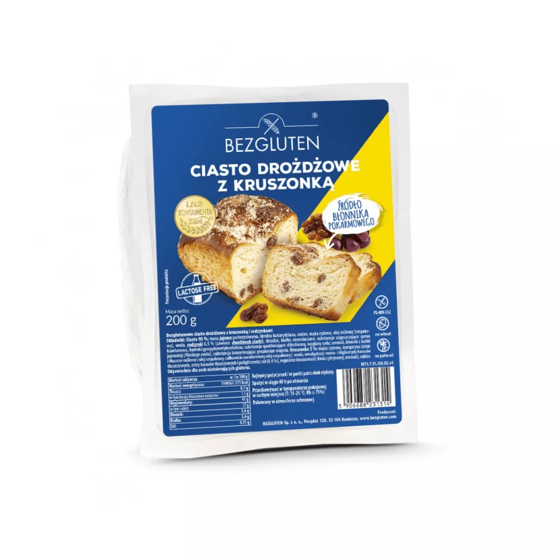 Brezglutenski kolač z rozinami 200 g