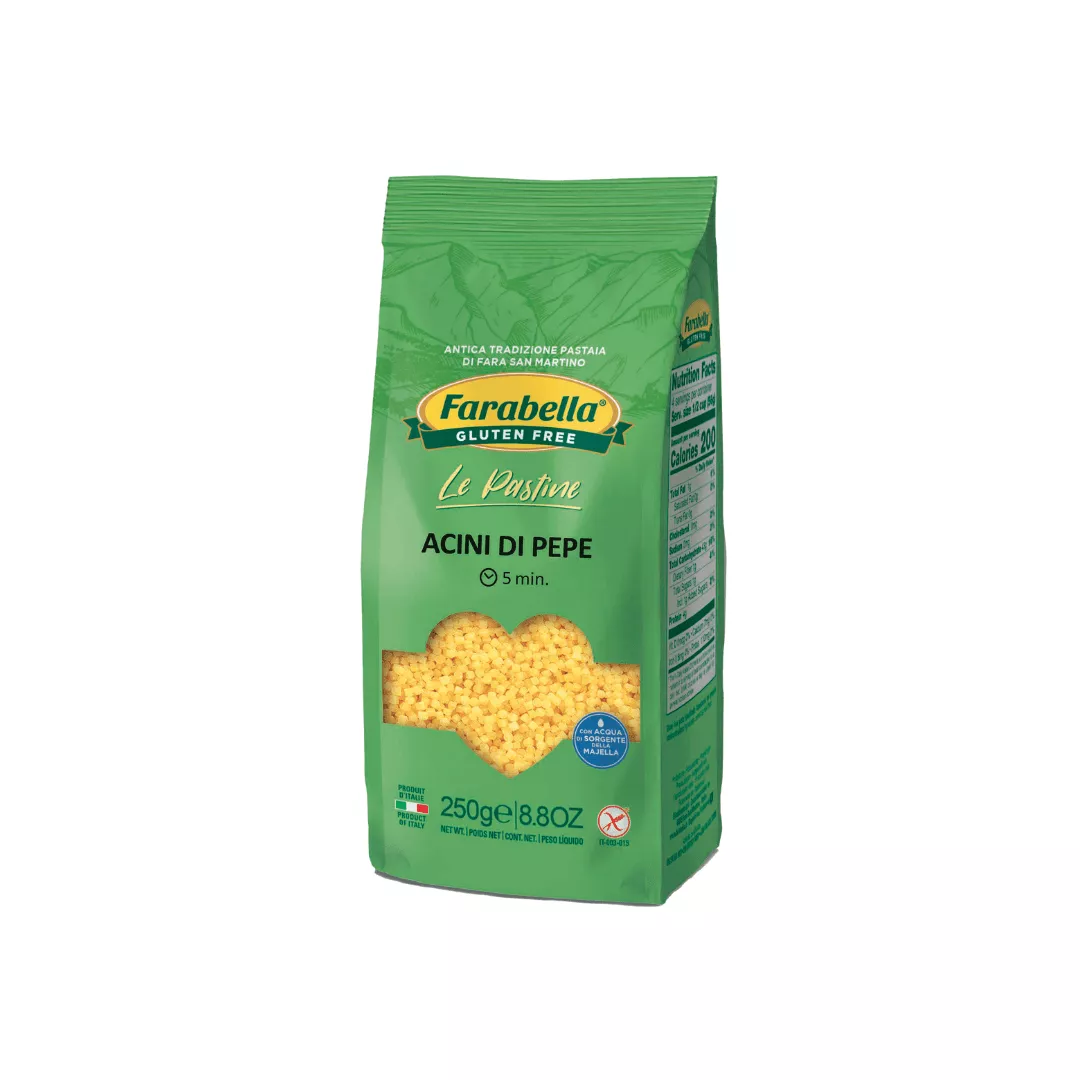 Brezglutenski acini di pepe 250 g