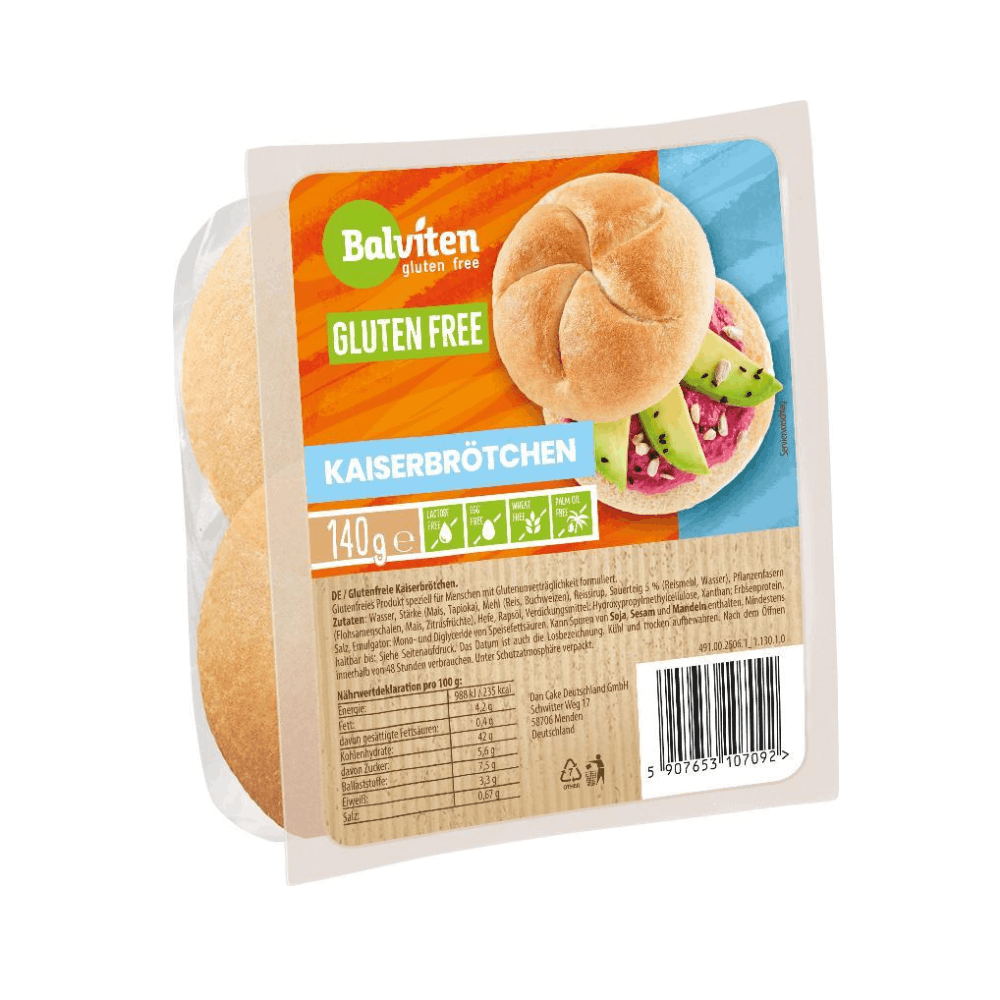 Brezglutenske kajzerice 2x70 g